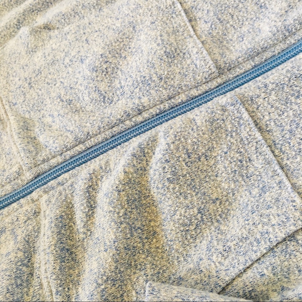 Two 2 retro stripe sleeve zip up hoodies - Picture 7 of 12